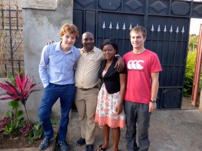 Jack and the team in Tanzania