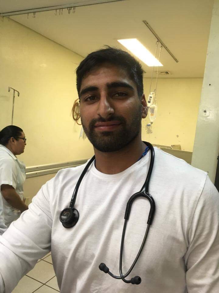 Vishal in the clinic
