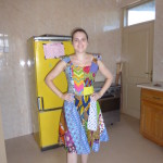 Charlotte Little Models her new Ghanaian dress during her elective in Ghana
