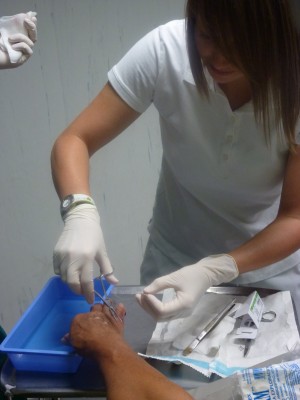 Suturing: Nursing work experience in mexico