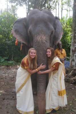 Katie, Gemma and Elephant