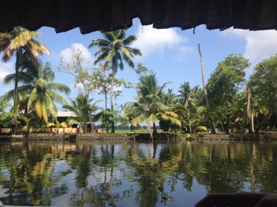 Kerala backwaters, the location for Katie's Medical placement