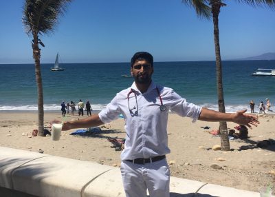 `Vishal on his medical elective in Mexico